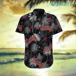 Atlanta Braves Hawaiian Shirt Tropical Tree Braves Gift
