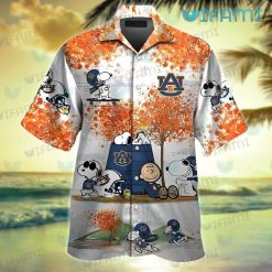 Auburn Hawaiian Shirt Charlie Snoopy Woodstock Autumn Auburn Gift