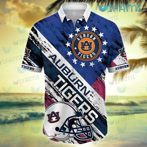 Auburn Hawaiian Shirt Football Helmet New Auburn Gifts For Him