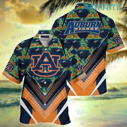 Auburn Hawaiian Shirt Kayak Tropical Island Auburn Tigers Gift