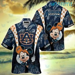 Auburn Hawaiian Shirt Mickey Feather Auburn Tigers Gift