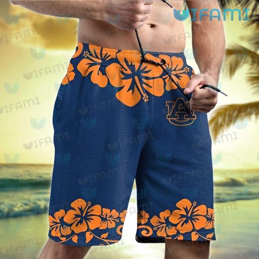 Auburn Hawaiian Shirt Mickey Surfboard Auburn Tigers Gift