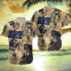 Auburn Hawaiian Shirt Pirate Skeleton New Auburn Gifts For Him