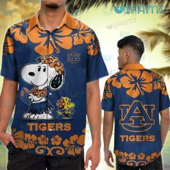 Auburn Hawaiian Shirt Snoopy Woodstock Auburn Tigers Gift