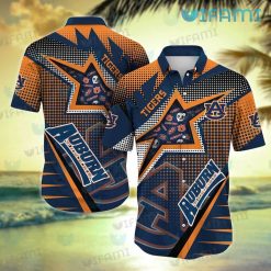 Auburn Hawaiian Shirt Star Dot Pattern Auburn Tigers Gift