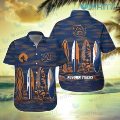 Auburn Hawaiian Shirt Surfboard Beach New Auburn Gift