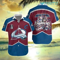 Avalanche Hawaiian Shirt 2022 Stanley Cup Champions Colorado Avalanche Gift