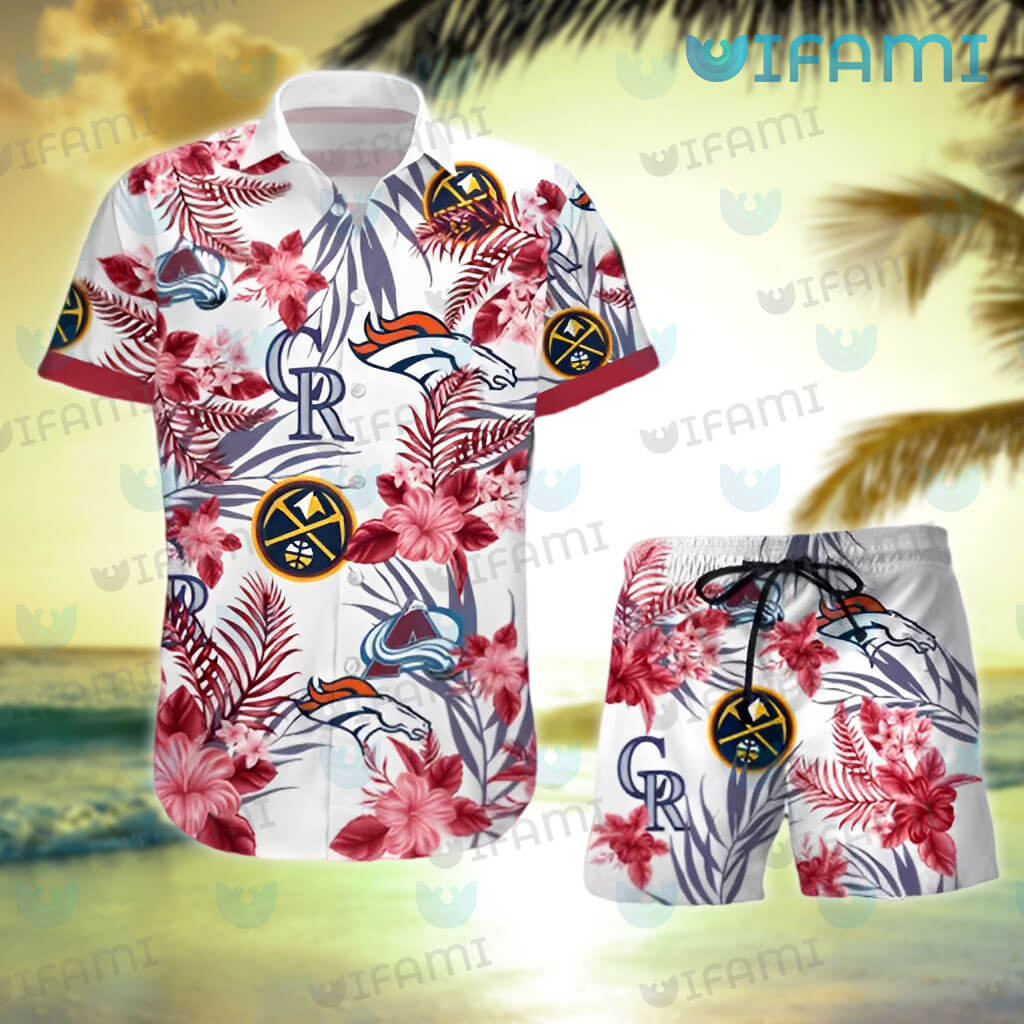 Top-selling Item] Denver Broncos x Denver Nuggets Colorado Avalanche Summer  Vibes Hawaiian Shirt