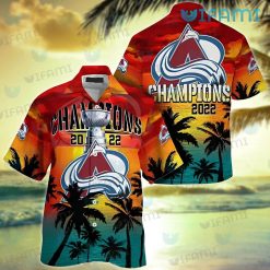 Avalanche Hawaiian Shirt Champions 2022 Summer Beach Colorado Avalanche Gift
