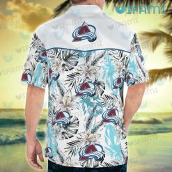 Avalanche Hawaiian Shirt Lily Tropical Leaves Colorado Avalanche Gift