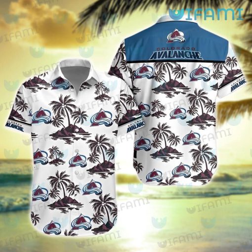 Avalanche Hawaiian Shirt Tropical Island Colorado Avalanche Gift