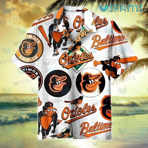 Baltimore Orioles Hawaiian Shirt Logo History Orioles Gift