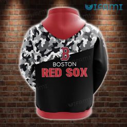 Boston Red Sox Hoodie 3D Camo Texture Red Sox Gift