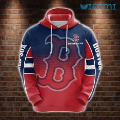 Boston Red Sox Hoodie 3D Criss Cross Pattern Red Sox Gift