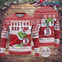 Boston Red Sox Sweater Grinch Christmas Design Sox Gift