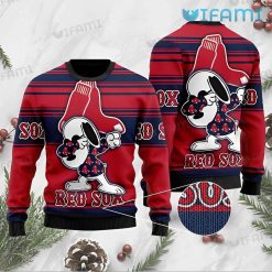 Boston Red Sox Sweater Snoopy Dabbing Red Sox Gift