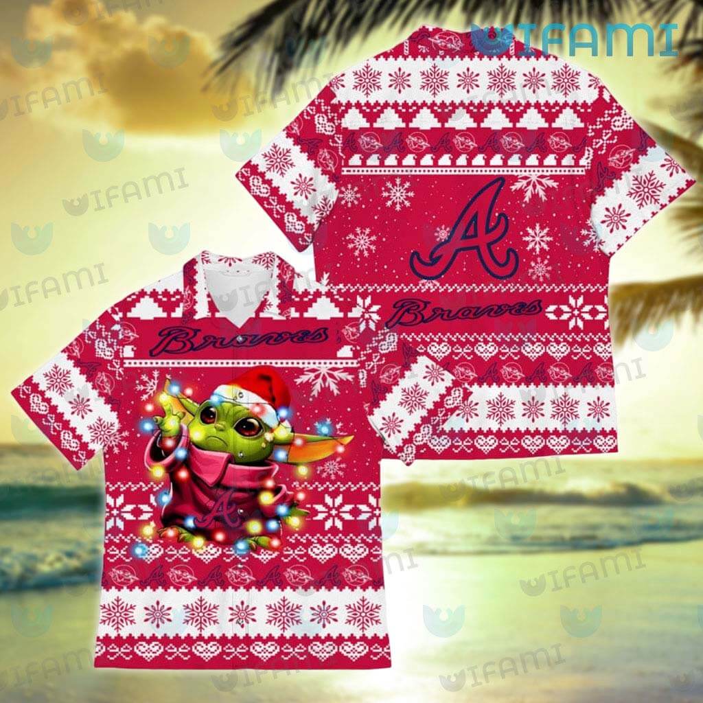 Baby Yoda Star Wars Atlanta Braves Hawaiian Shirt Gift For Sport