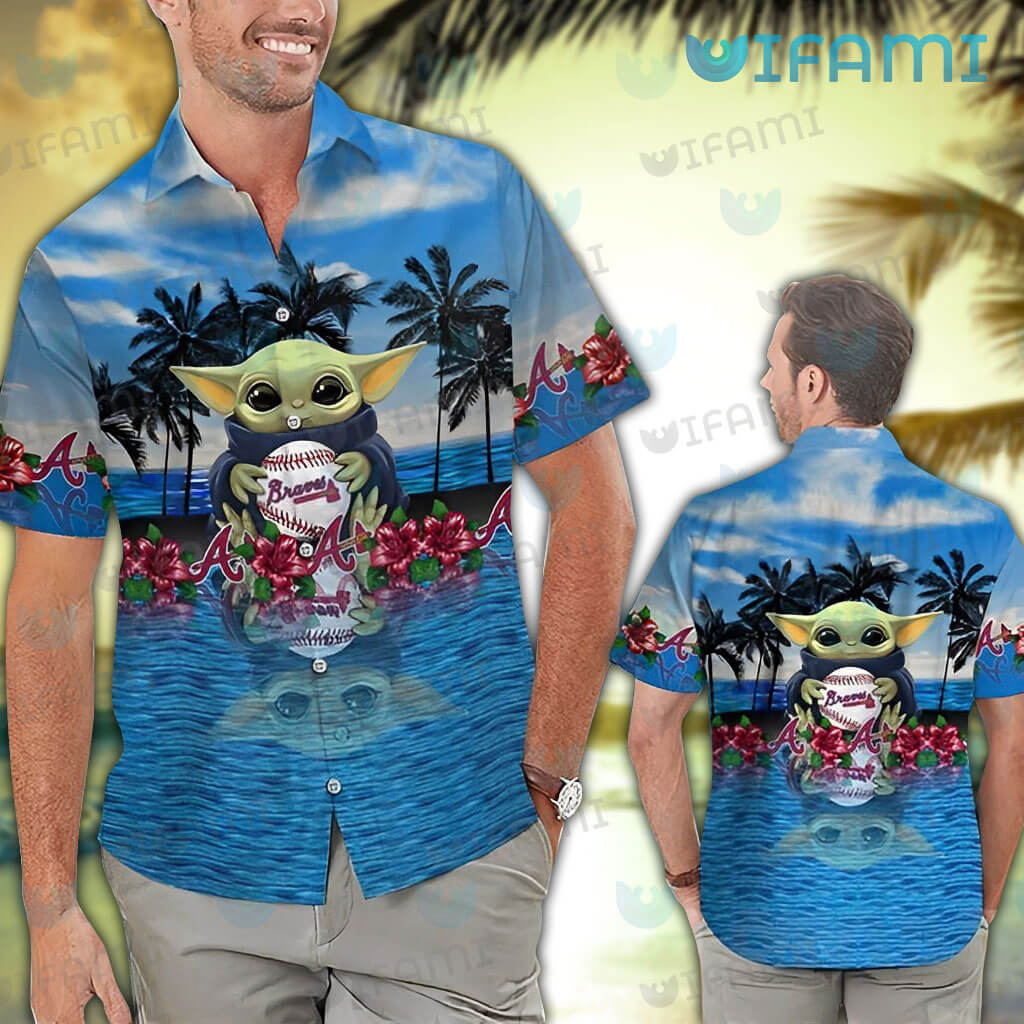 Mlb Baseball Atlanta Braves Surfboard Summer Beach Hawaiian Shirts