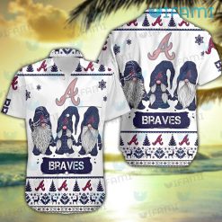 Braves Hawaiian Shirt Christmas Gnomes Atlanta Braves Gift