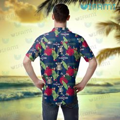 Braves Hawaiian Shirt Koala 2021 World Series Champions Atlanta Braves Present Back