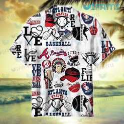Braves Hawaiian Shirt No1 I Love Atlanta Braves Gift