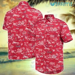Braves Hawaiian Shirt Tropical Island Logo Atlanta Braves Gift