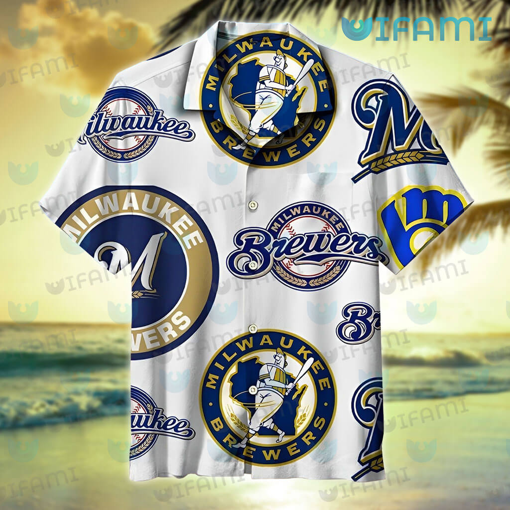 Personalized Milwaukee Brewers All Over Print 3D Hawaiian Shirt