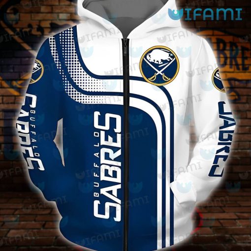 Buffalo Sabres Hoodie 3D Dot Pattern Logo Sabres Gift