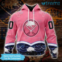 Buffalo Sabres Hoodie 3D Fights Cancer Logo Peraonalized Sabres Present Front