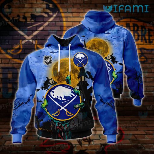 Buffalo Sabres Hoodie 3D Halloween Night Sabres Gift