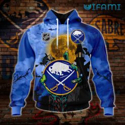 Buffalo Sabres Hoodie 3D Halloween Night Sabres Zipper