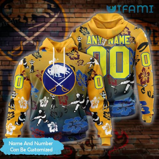 Buffalo Sabres Hoodie 3D Hawaii Design Hockey Player Custom Sabres Gift