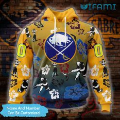 Buffalo Sabres Hoodie 3D Hawaii Design Hockey Player Sabres Present Front