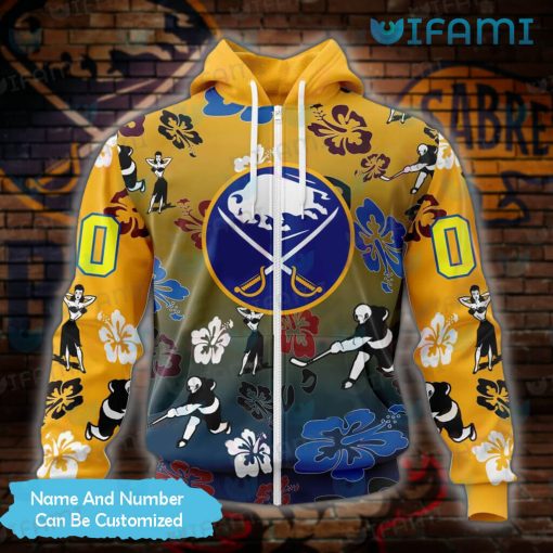 Buffalo Sabres Hoodie 3D Hawaii Design Hockey Player Custom Sabres Gift