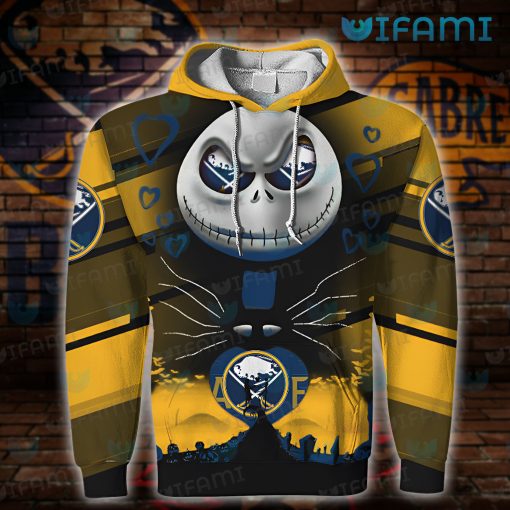 Buffalo Sabres Hoodie 3D Jack Skellington Sabres Gift