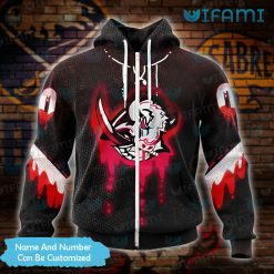 Buffalo Sabres Hoodie 3D Melting Pattern Sabres Zipper