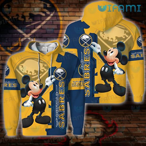 Buffalo Sabres Hoodie 3D Mickey Mouse Sabres Gift