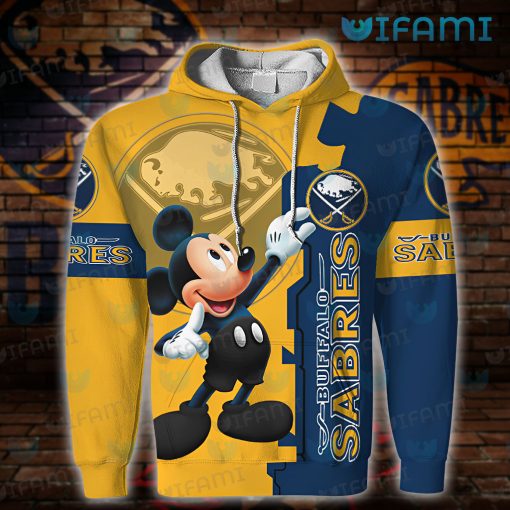 Buffalo Sabres Hoodie 3D Mickey Mouse Sabres Gift