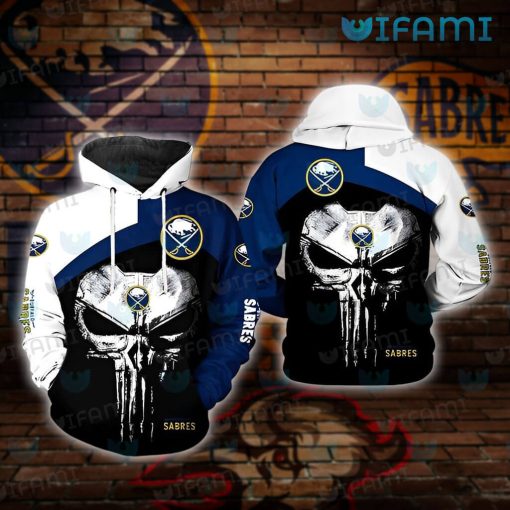 Buffalo Sabres Hoodie 3D Punisher Skull Sabres Gift