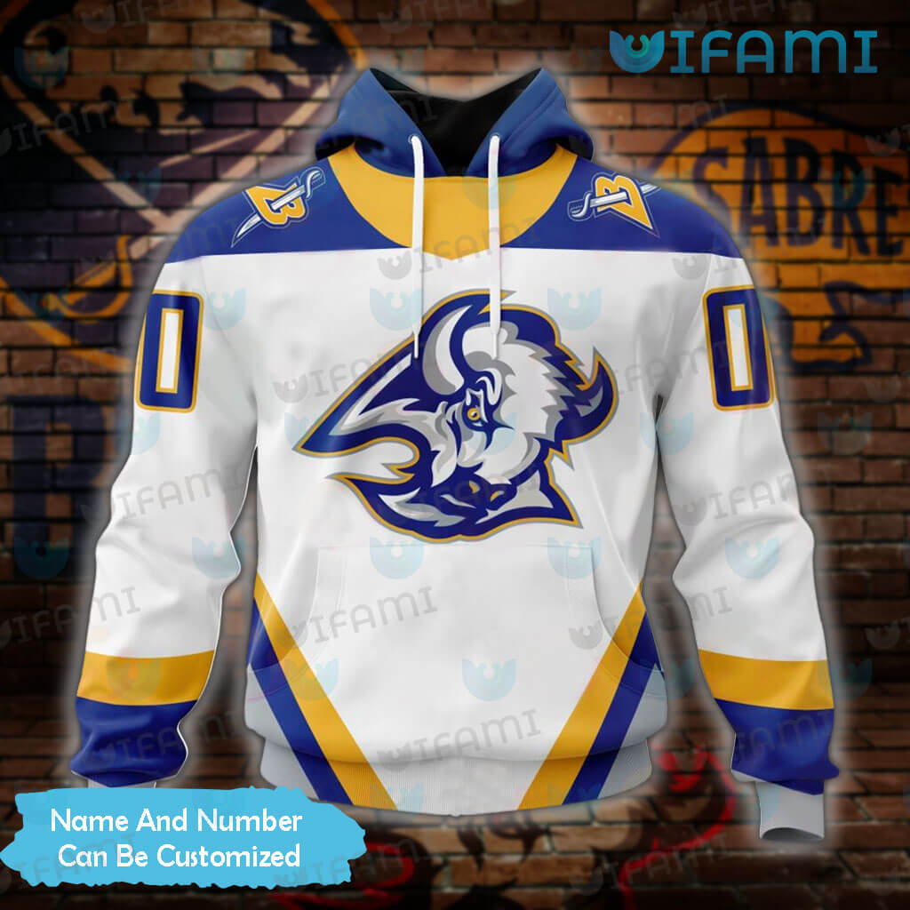NHL Buffalo Sabres Custom Name Number 50th Anniversary Jersey Pullover  Hoodie