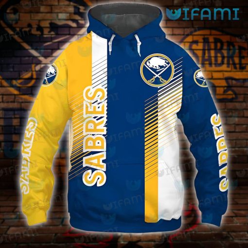 Buffalo Sabres Hoodie 3D Stripe Pattern Sabres Gift