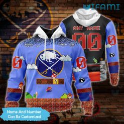 Personalized Name And Number NHL Buffalo Sabres Special Peanuts 3D Hoodie  Zip Hoodie Christmas Gift