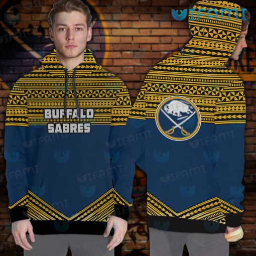 Buffalo Sabres Hoodie 3D Tribal Pattern Sabres Gift