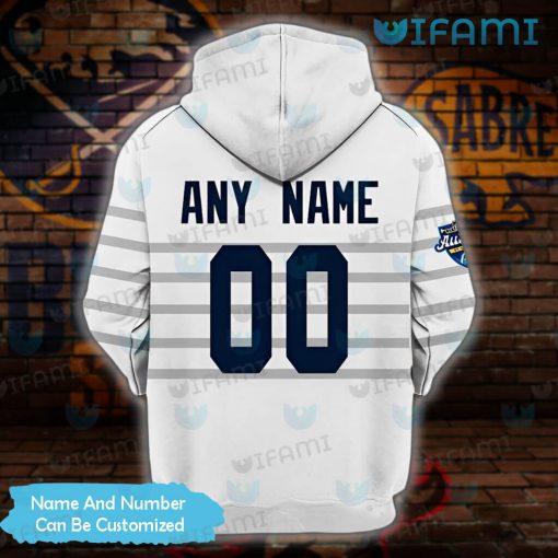 Buffalo Sabres Hoodie 3D White Stripe Pattern Custom Sabres Gift