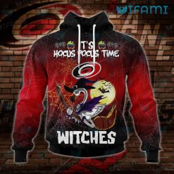 Carolina Hurricanes Hoodie 3D Flamingo Witches Hocus Pocus Carolina Hurricanes Zipper