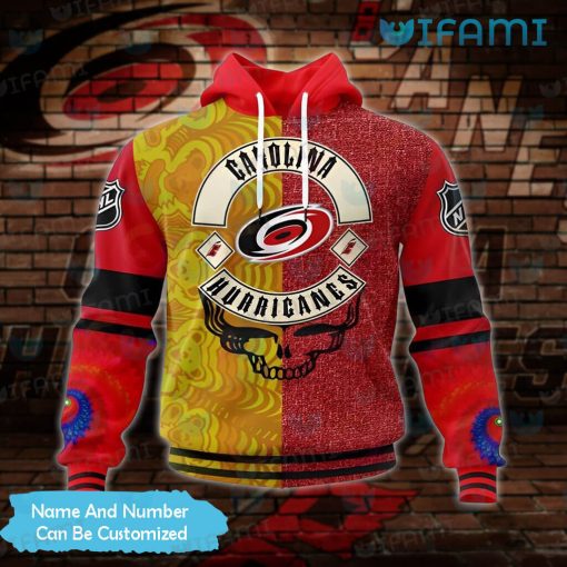 Carolina Hurricanes Hoodie 3D Grateful Dead Bears Custom Carolina Hurricanes Gift