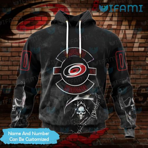 Carolina Hurricanes Hoodie 3D Grim Reaper Custom Carolina Hurricanes Gift