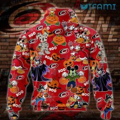 Carolina Hurricanes Hoodie 3D Halloween Mickey Friends Carolina Hurricanes Gift