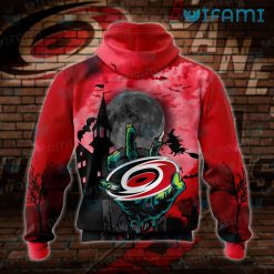 Carolina Hurricanes Hoodie 3D Halloween Night Carolina Hurricanes Present