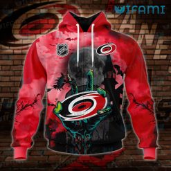 Carolina Hurricanes Hoodie 3D Halloween Night Carolina Hurricanes Zipper